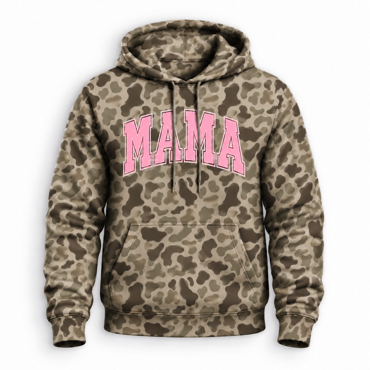 Camo MAMA Thermal Hoodie - Stay Warm and Stylish in High Definition Camouflage