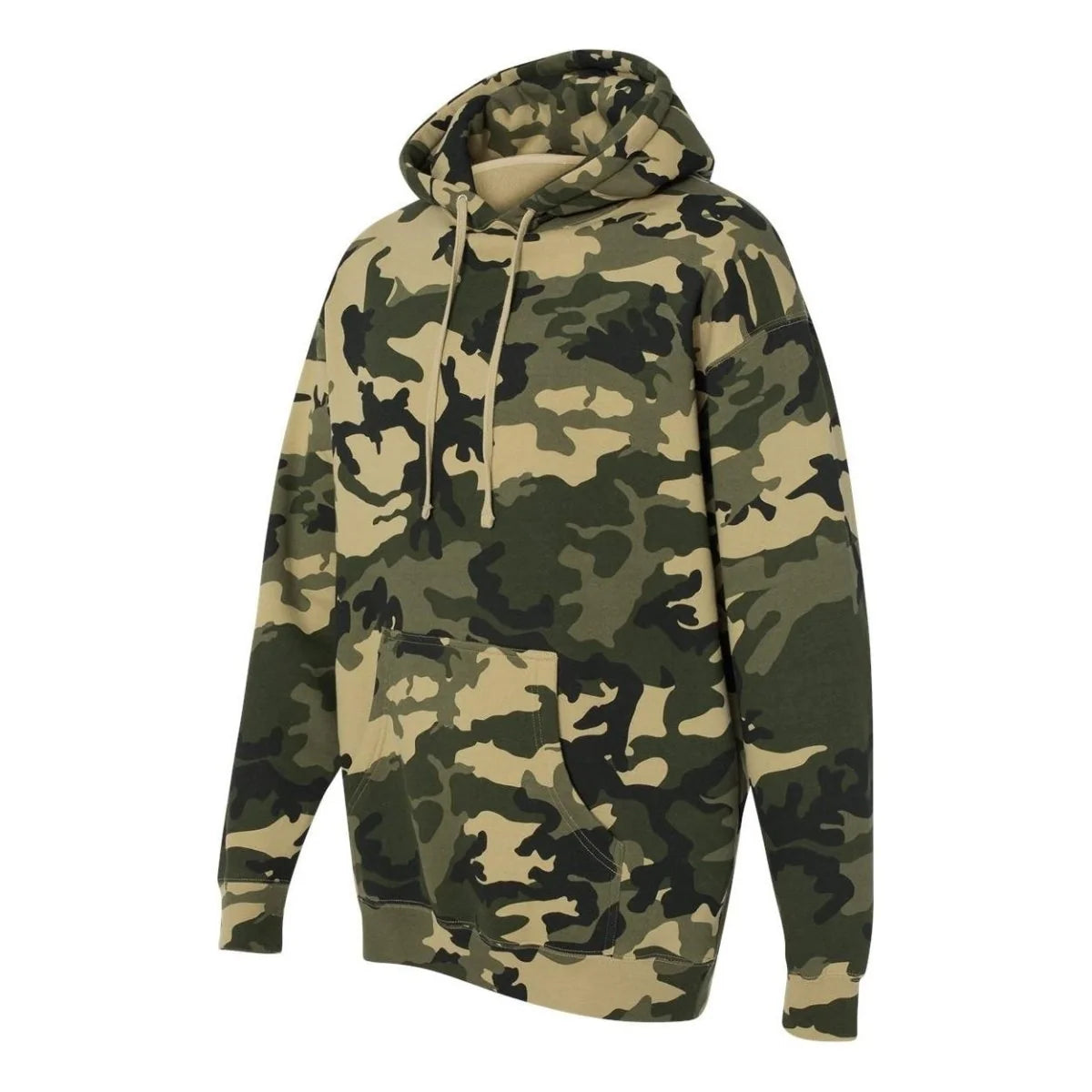 Men s Camo Hooded Pullover Sweatshirt - Stylish Outdoor Apparel for Men