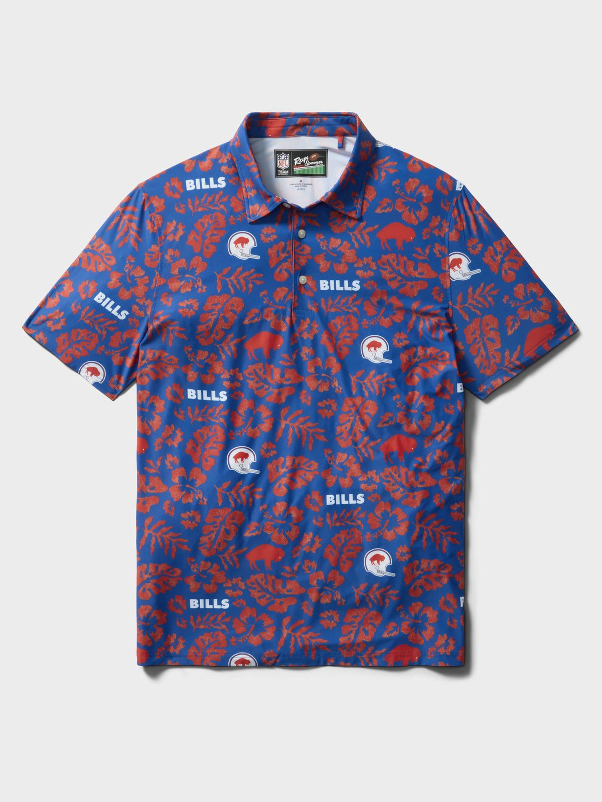 BUFFALO BILLS THROWBACK PERFORMANCE POLO