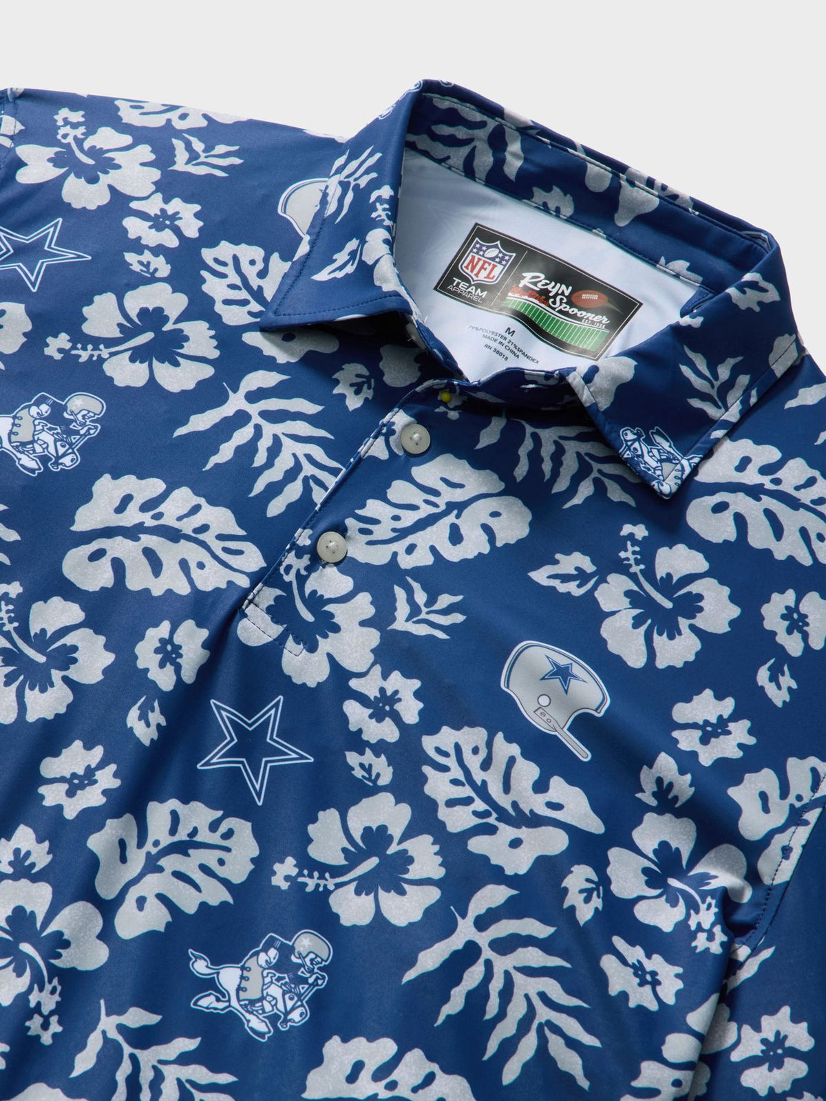 DALLAS COWBOYS THROWBACK PERFORMANCE POLO