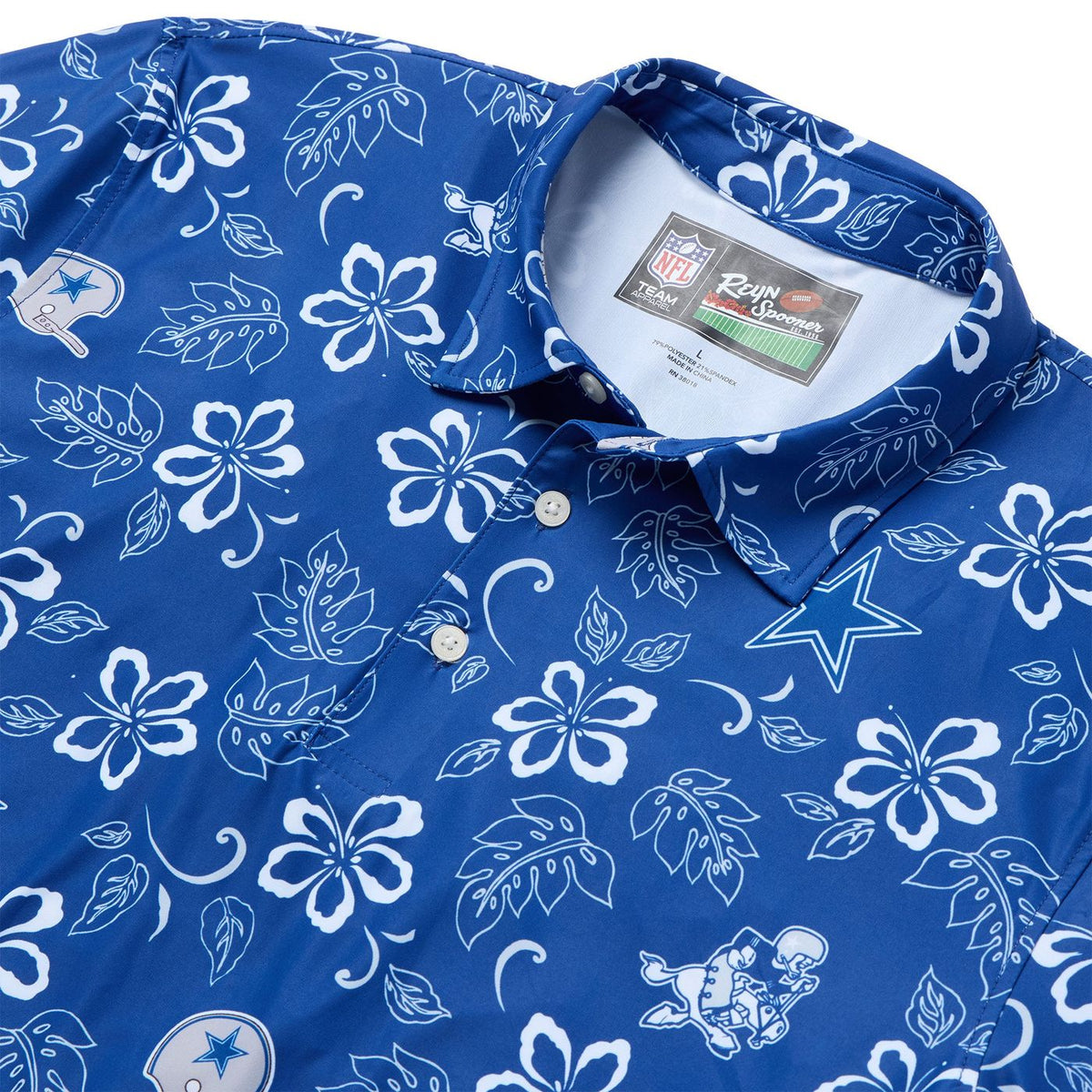 DALLAS COWBOYS THROWBACK PERFORMANCE POLO