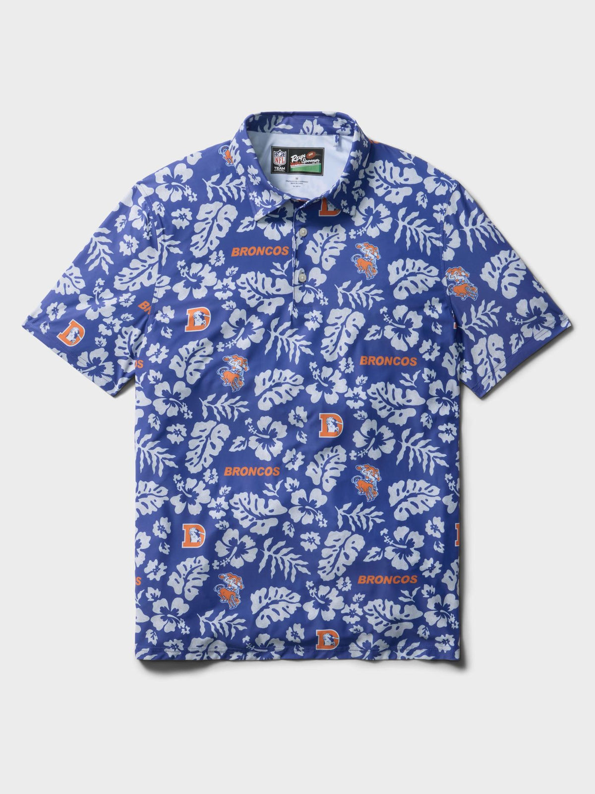 DENVER BRONCOS THROWBACK PERFORMANCE POLO