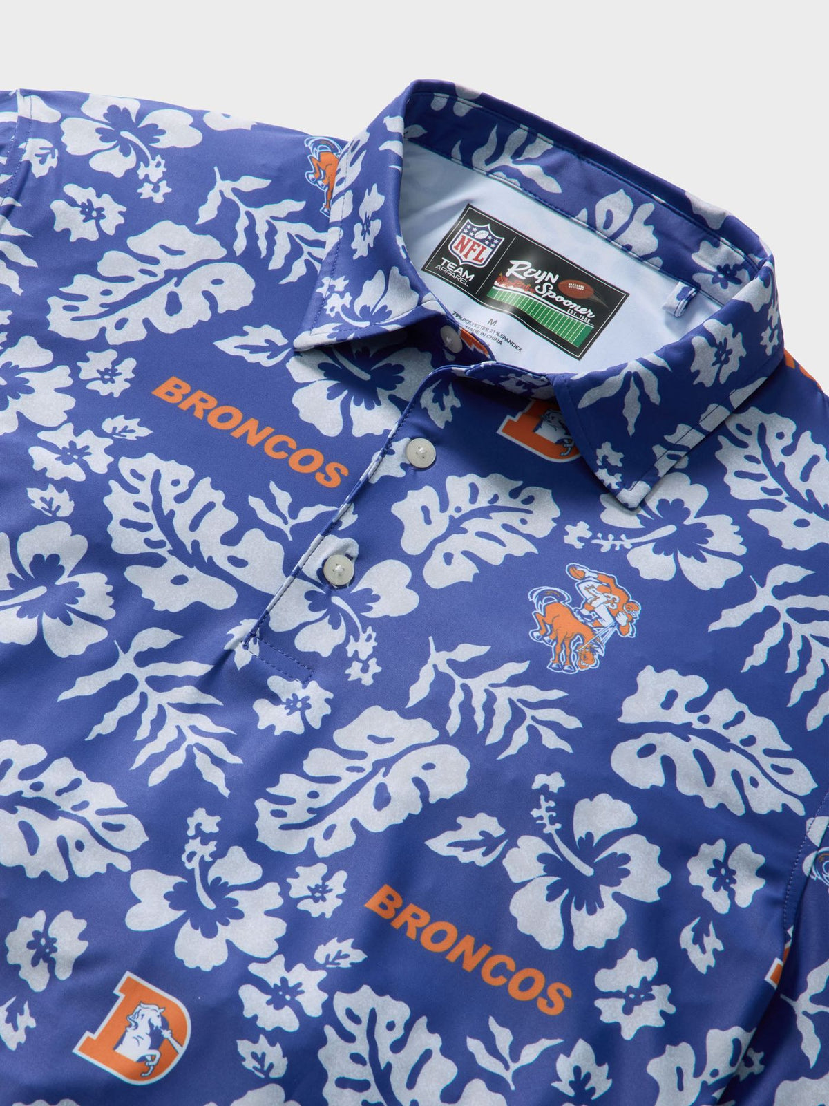 DENVER BRONCOS THROWBACK PERFORMANCE POLO