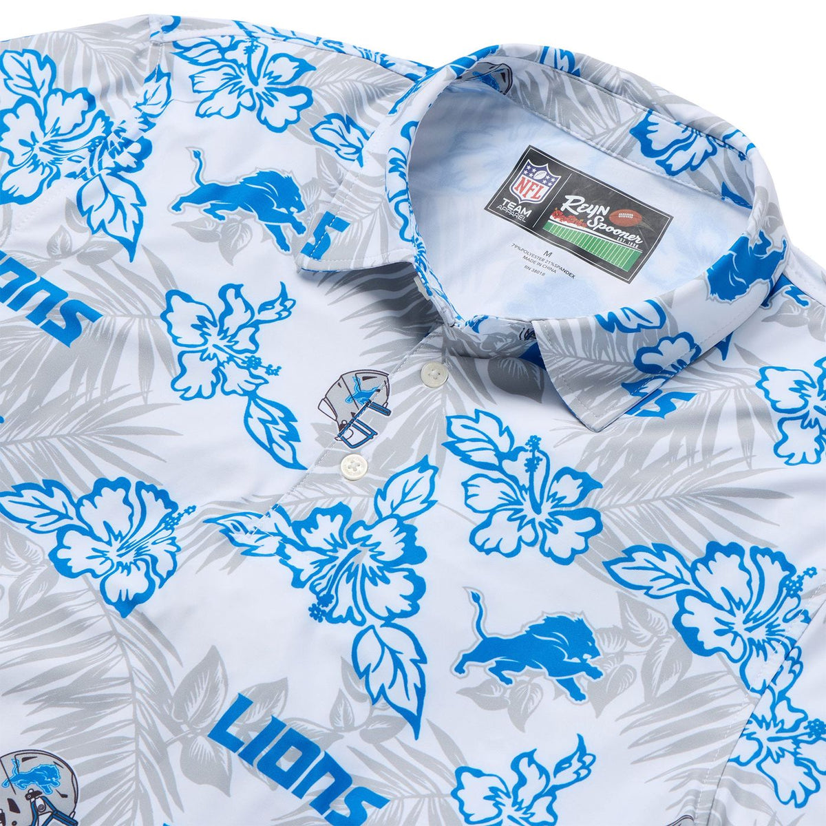 DETROIT LIONS GAME DAY PERFORMANCE POLO