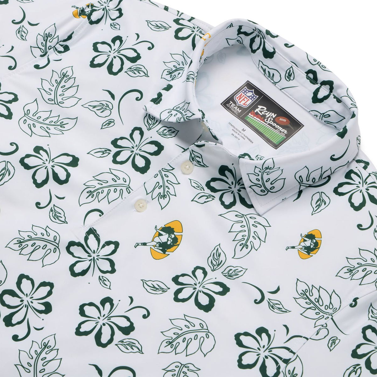 GREEN BAY PACKERS THROWBACK PERFORMANCE POLO
