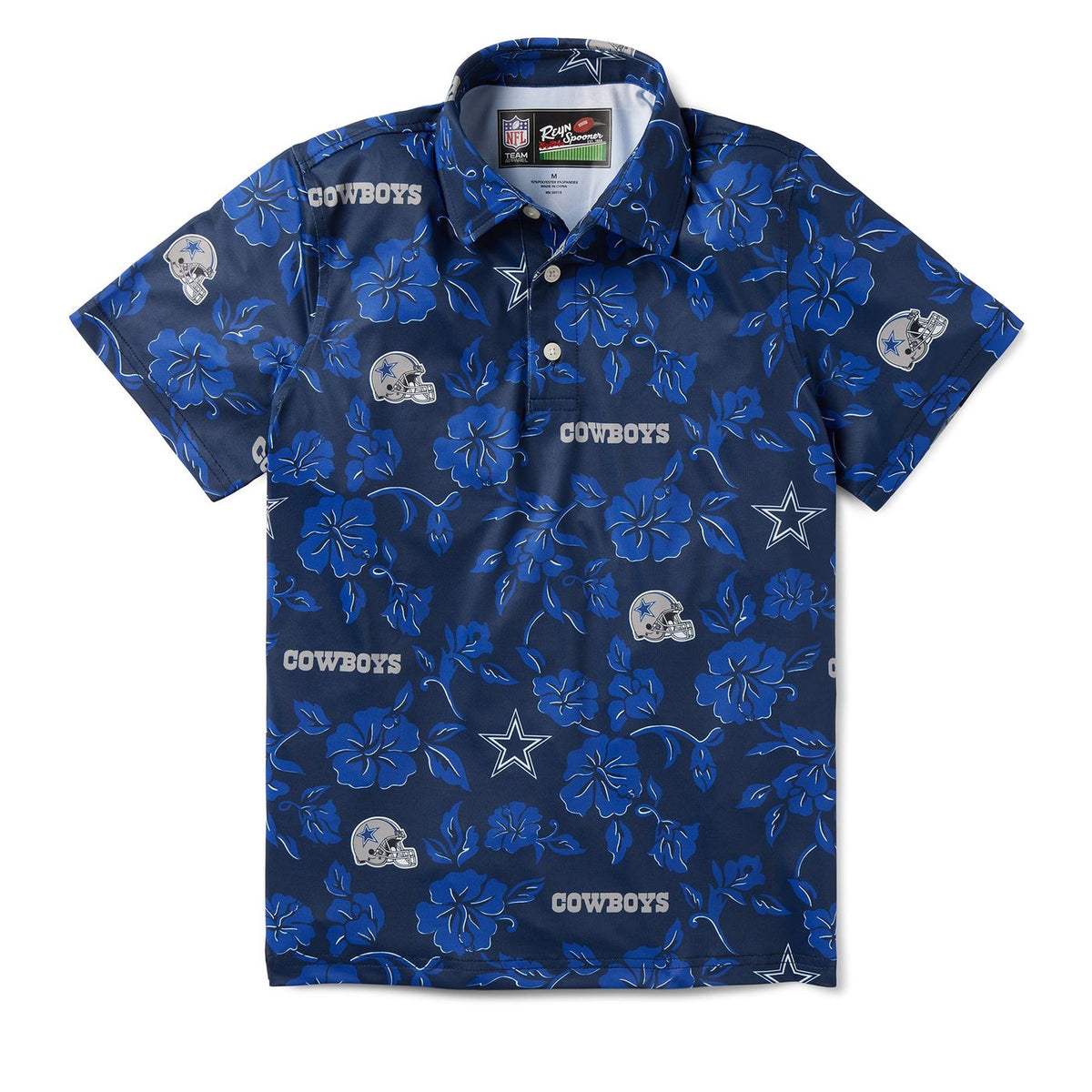 KIDS DALLAS COWBOYS PUA PERFORMANCE POLO
