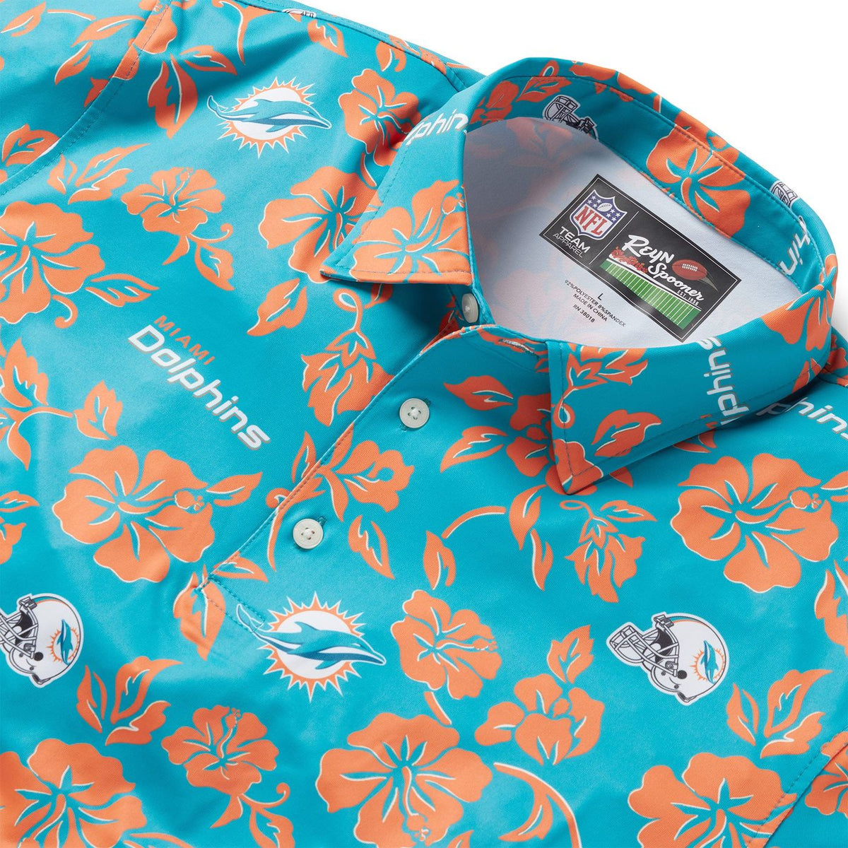 MIAMI DOLPHINS PUA PERFORMANCE POLO