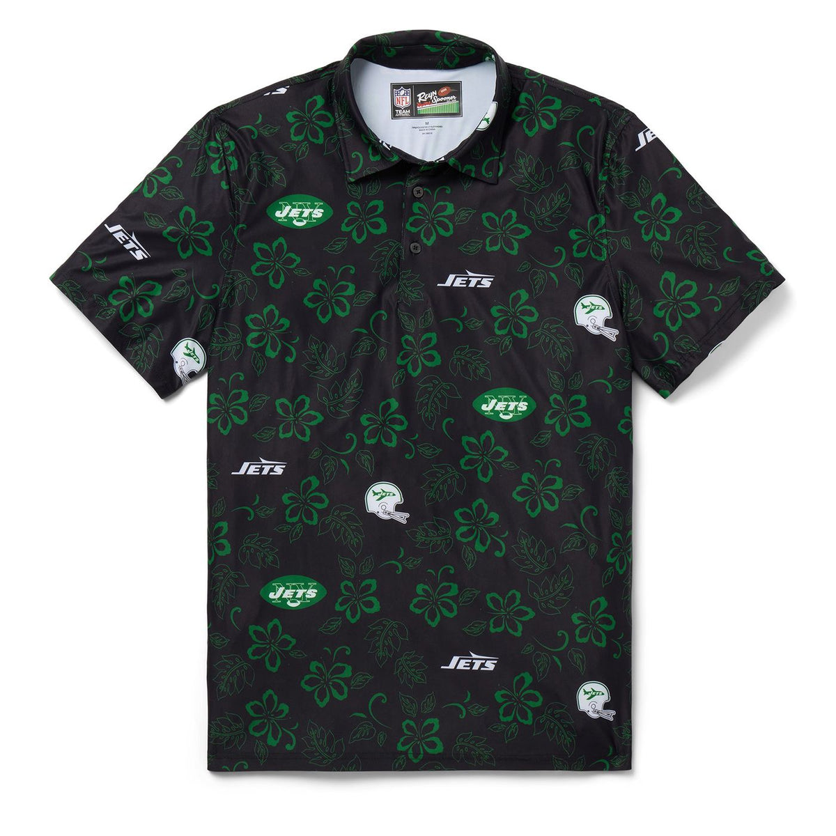 NEW YORK JETS THROWBACK PERFORMANCE POLO
