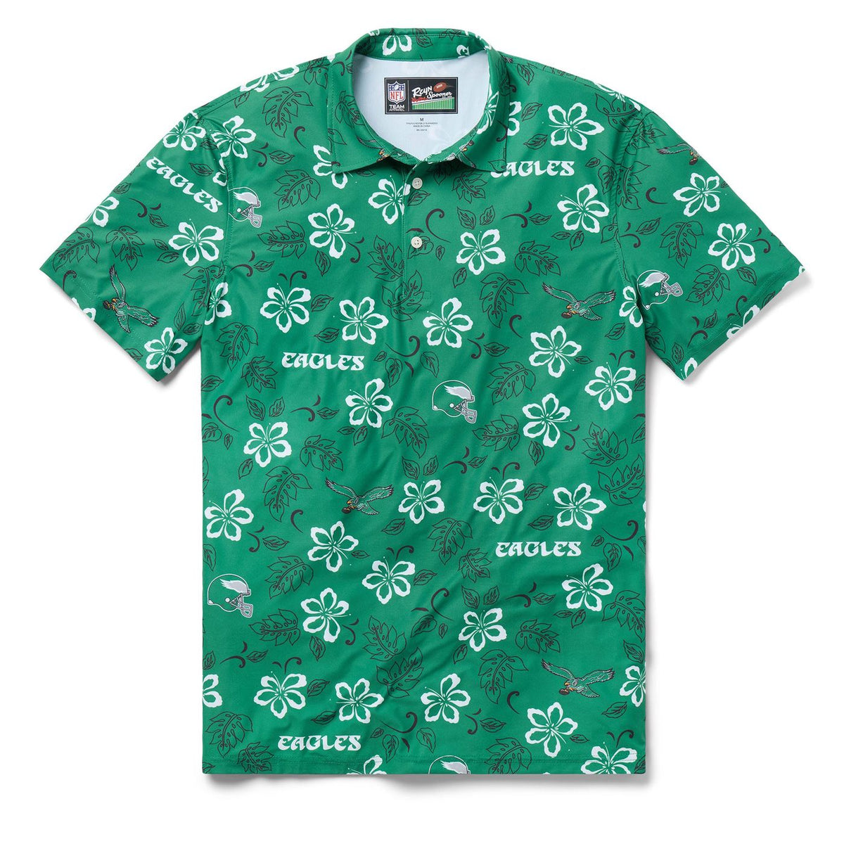PHILADELPHIA EAGLES THROWBACK PERFORMANCE POLO