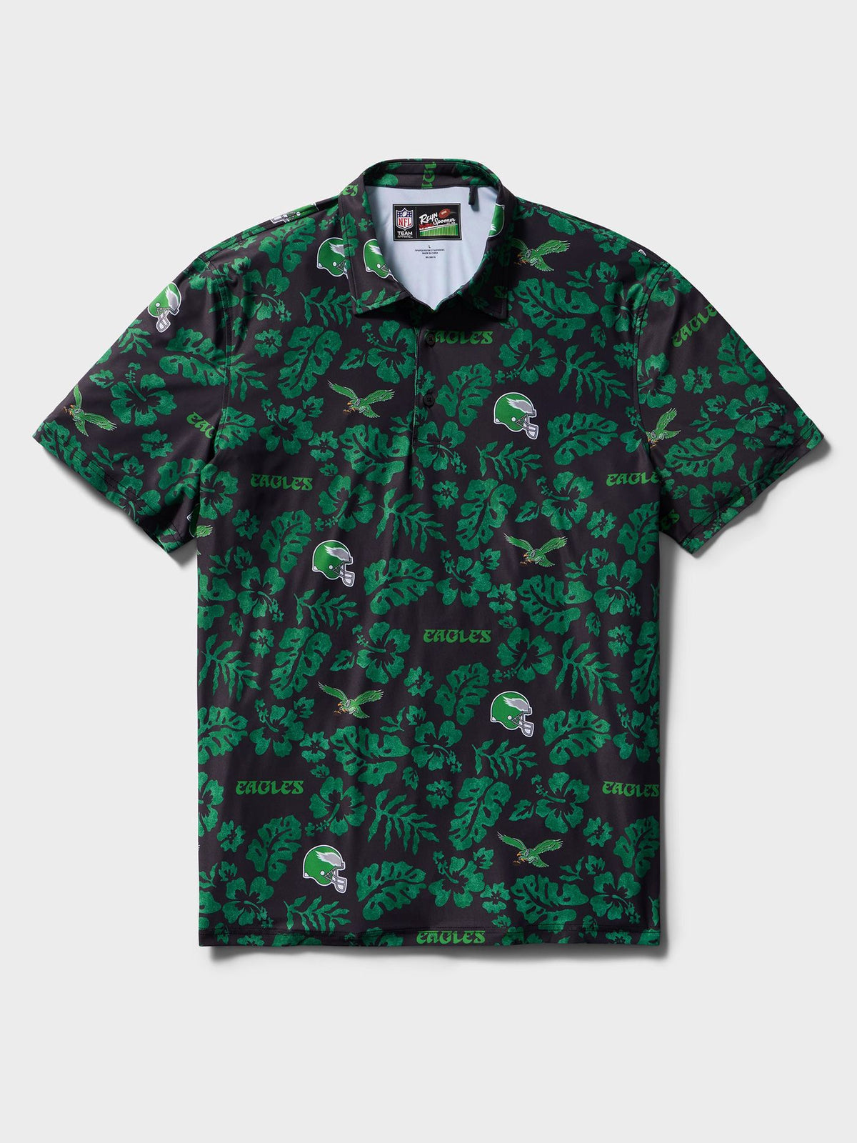 PHILADELPHIA EAGLES THROWBACK PERFORMANCE POLO