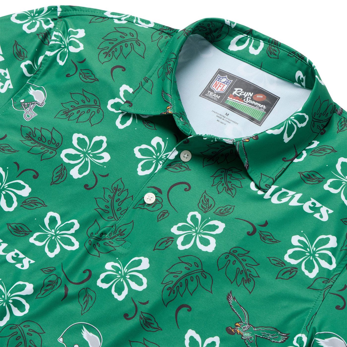 PHILADELPHIA EAGLES THROWBACK PERFORMANCE POLO