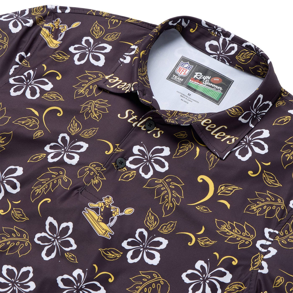 PITTSBURGH STEELERS THROWBACK PERFORMANCE POLO