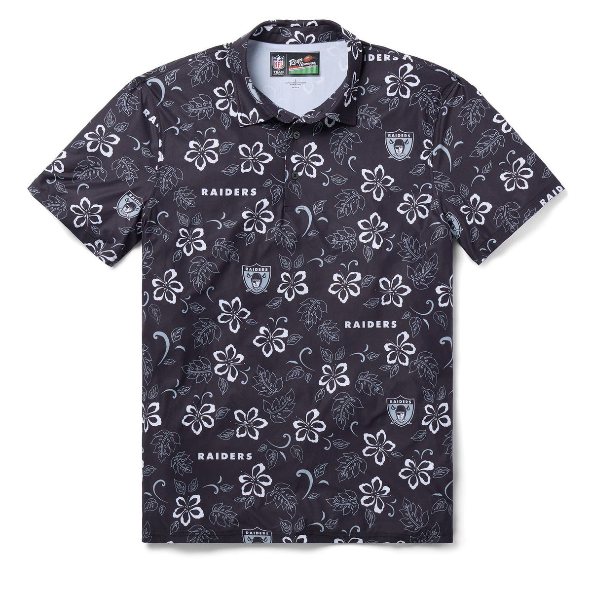 RAIDERS THROWBACK PERFORMANCE POLO