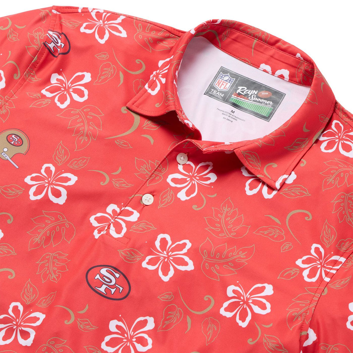 SAN FRANCISCO 49ERS THROWBACK PERFORMANCE POLO