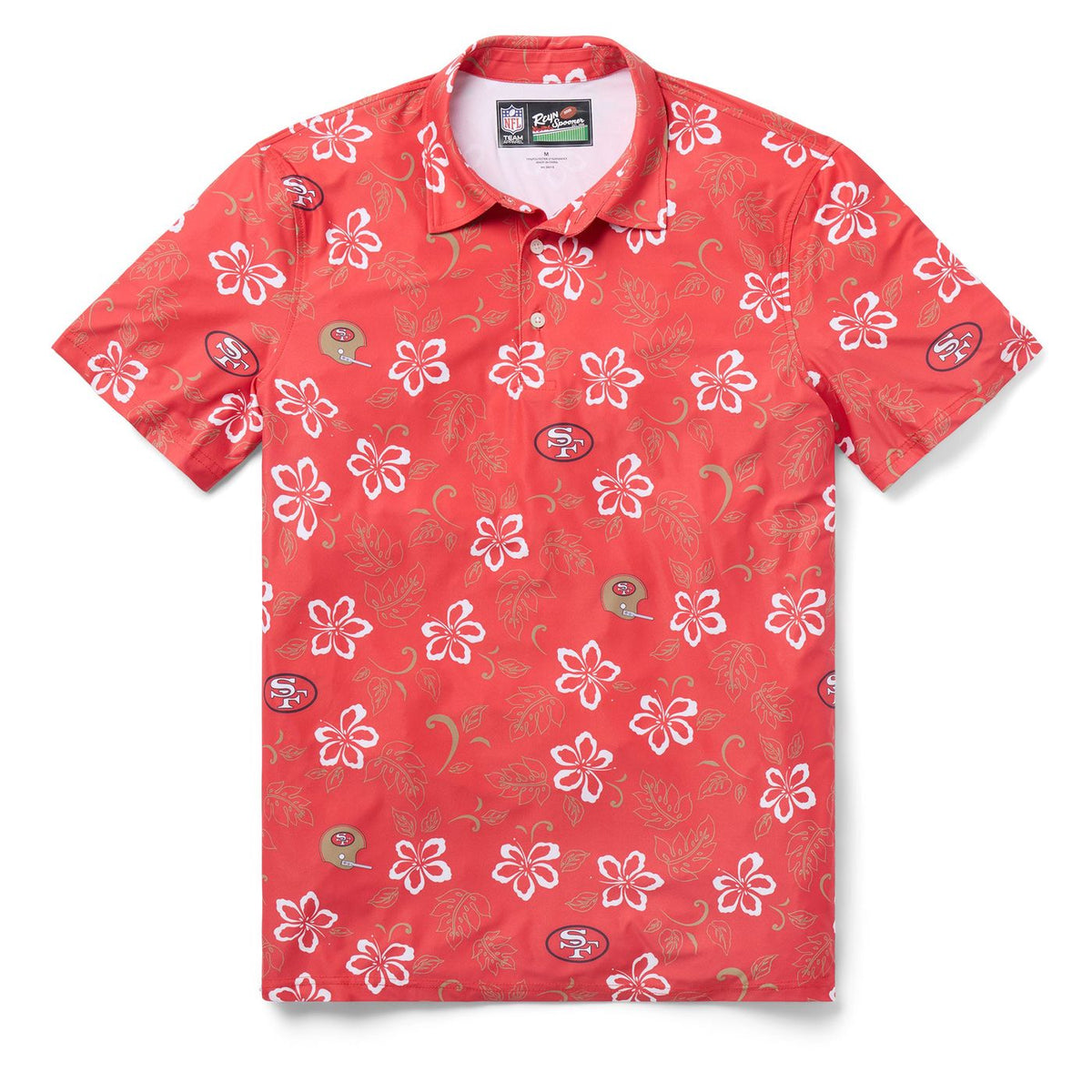 SAN FRANCISCO 49ERS THROWBACK PERFORMANCE POLO