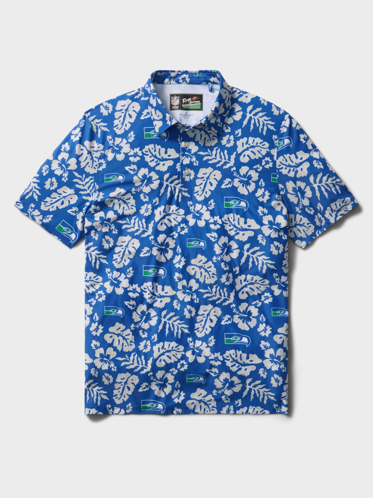 SEATTLE SEAHAWKS THROWBACK PERFORMANCE POLO