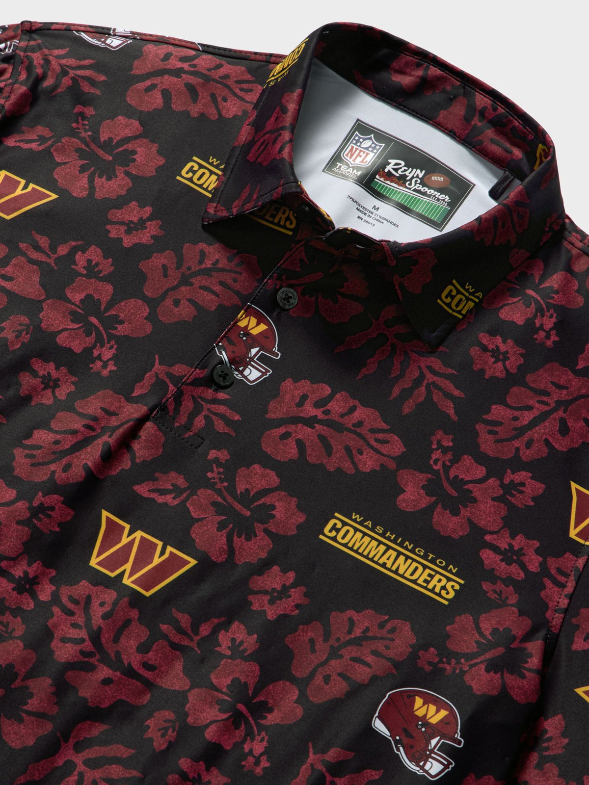 WASHINGTON COMMANDERS THROWBACK PERFORMANCE POLO