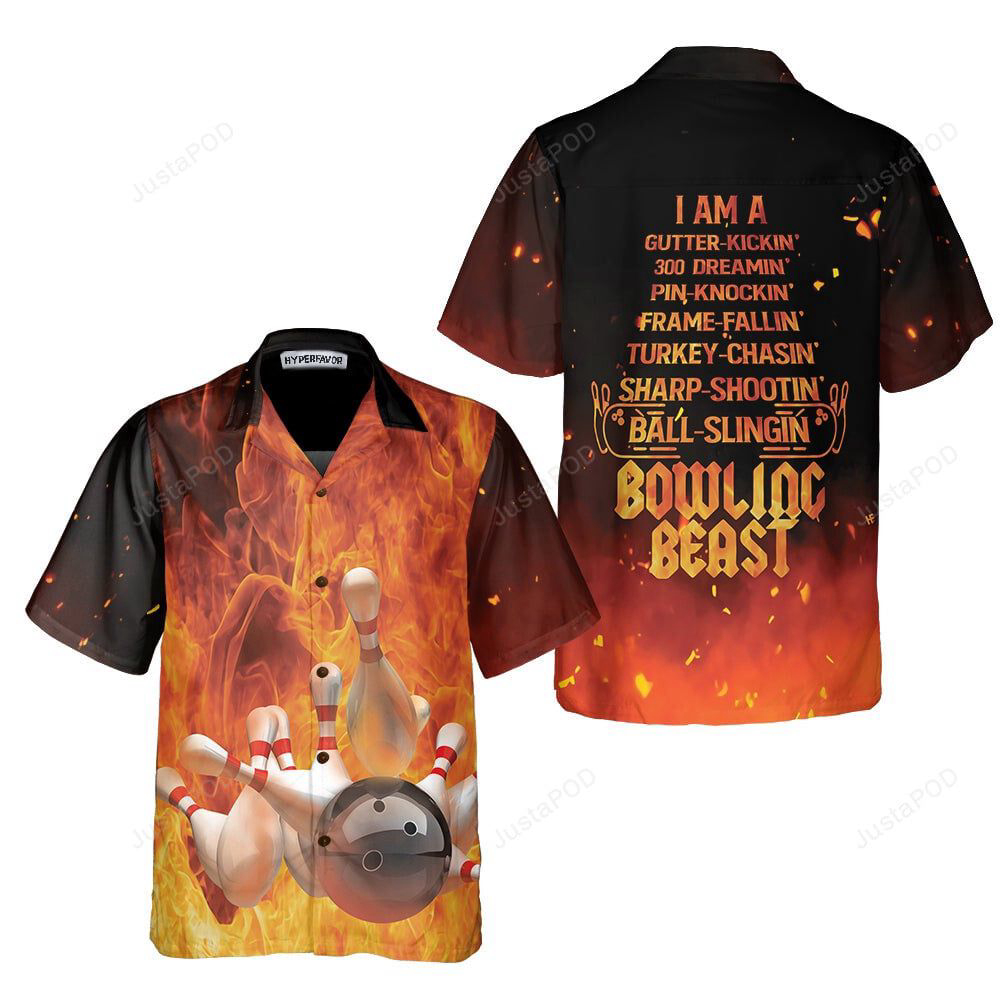 I’M A Bowling Beast Hawaiian Shirt