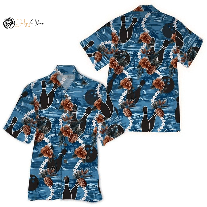 Bowling Hawaiian Shirt For Summer
