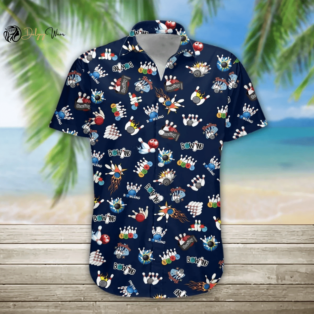 Bowling Time Hawaiian Shirts