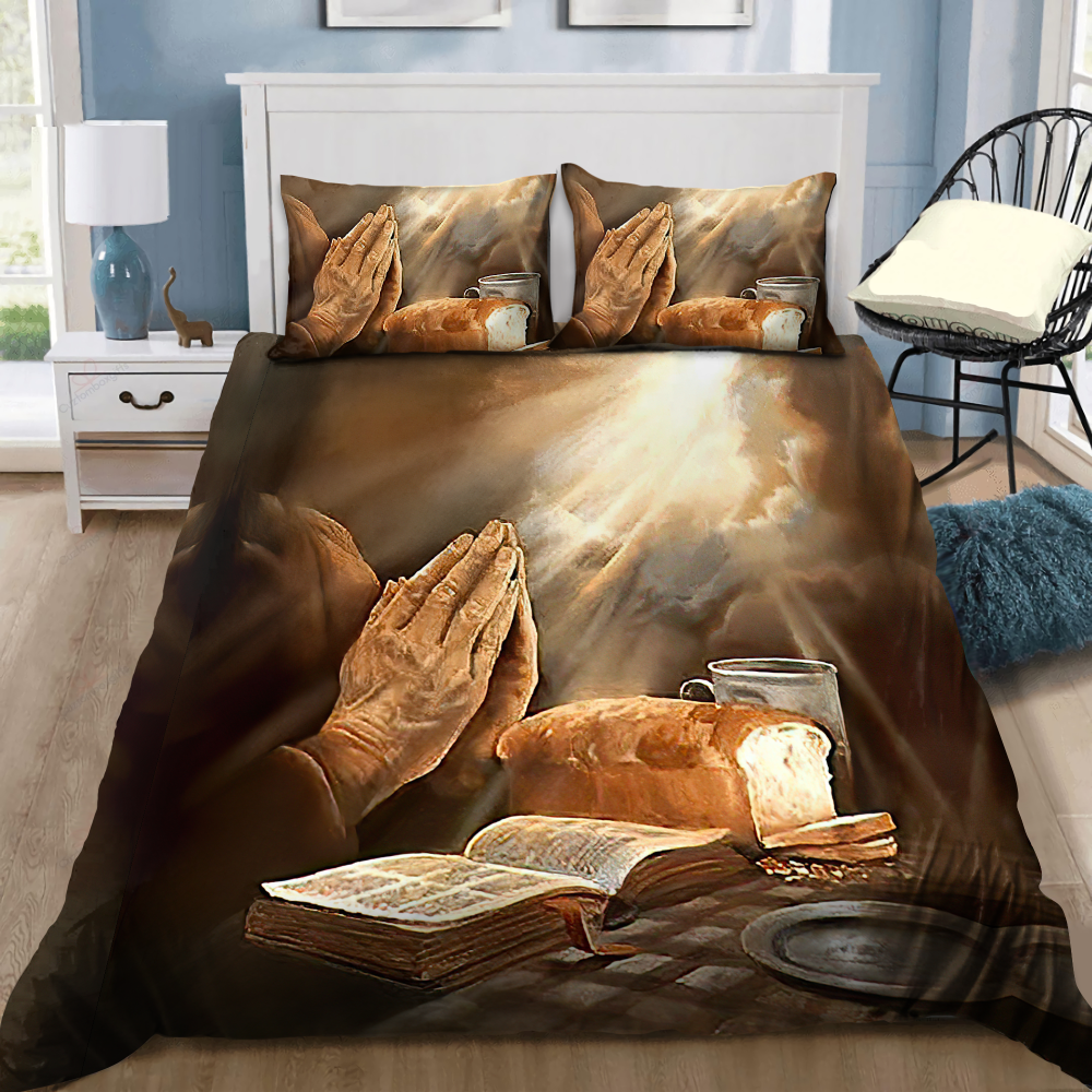 Divine Christian Jesus Bedding Set Gift – Embrace Comfort and Faith