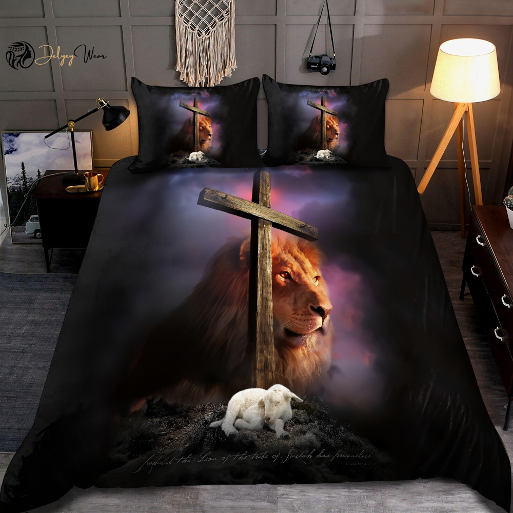 Divine Christian Jesus Bedding Set – Perfect Gift for Believers