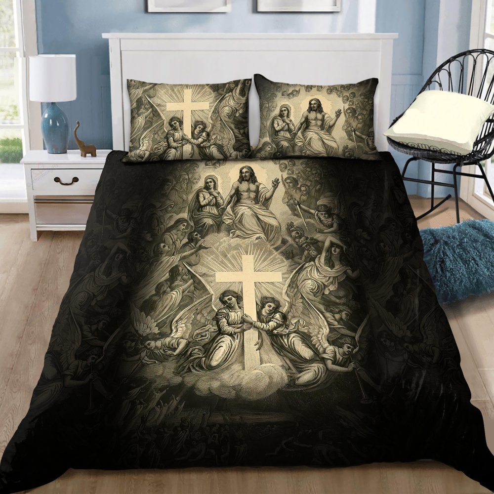 Divine Christian Jesus Bedding Set: Perfect Gift for Faithful Followers