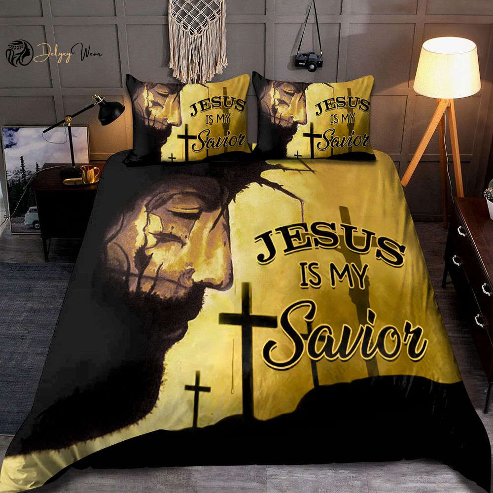 Divine Comfort: Jesus Bedding Set KH0807203 – Embrace Heavenly Serenity!