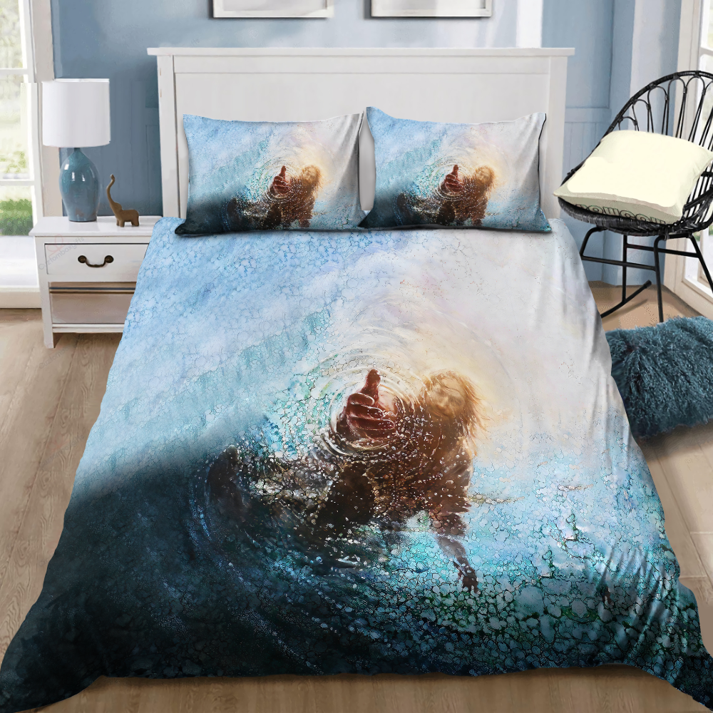 Divine Jesus Bedding Set: Perfect Christian Gift for a Blessed Sleep