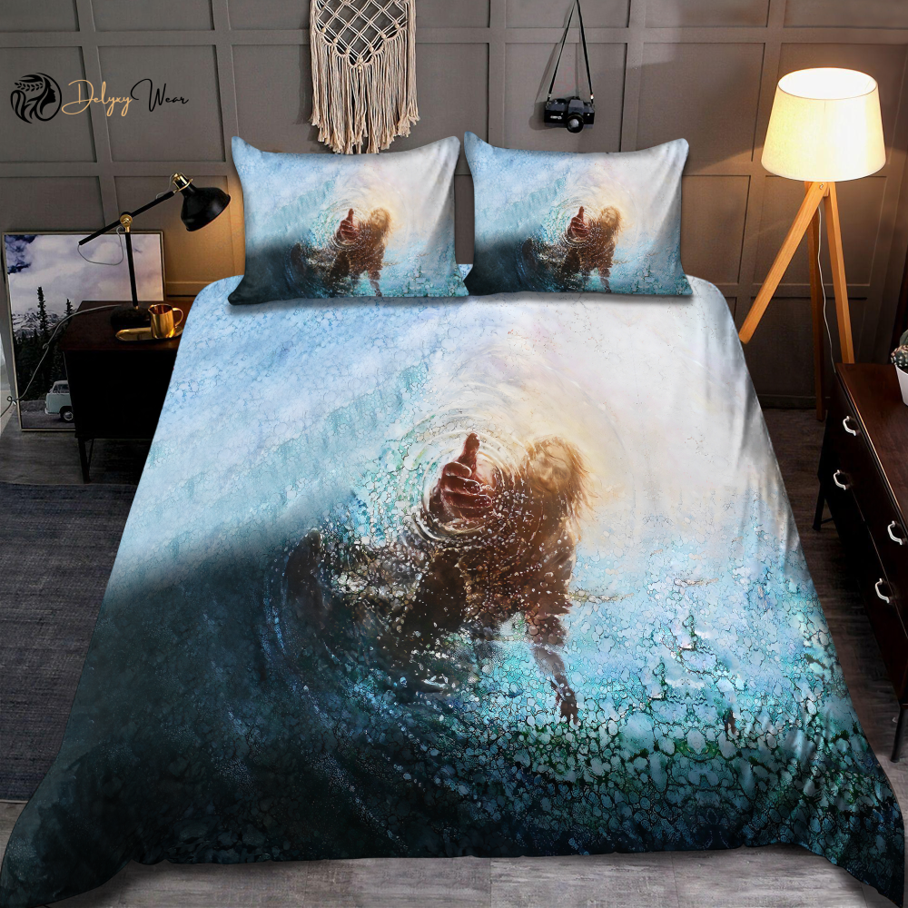 Divine Jesus Bedding Set: Perfect Christian Gift for a Blessed Sleep