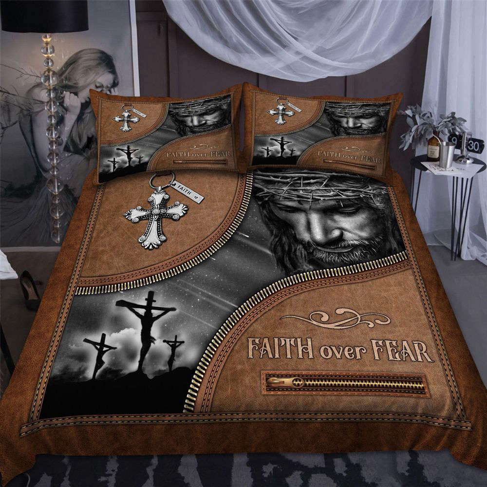 Embrace Faith with Jesus Bedding Set – Pi08012102: Defeat Fear & Sleep Peacefully Embrace Faith with Jesus Bedding Set – Pi08012102: Defeat Fear & Sleep Peacefully
