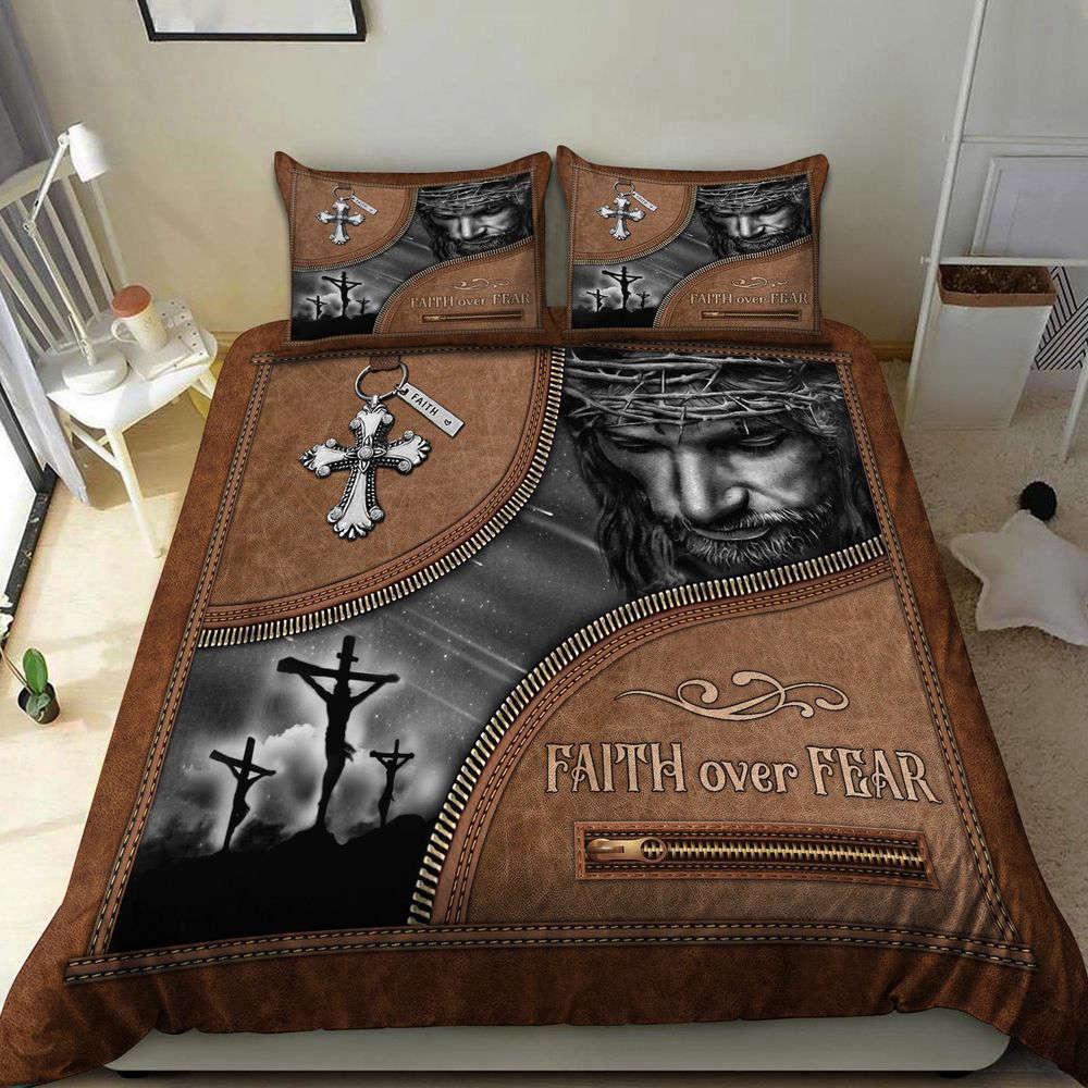 Embrace Faith with Jesus Bedding Set – Pi08012102: Defeat Fear & Sleep Peacefully Embrace Faith with Jesus Bedding Set – Pi08012102: Defeat Fear & Sleep Peacefully