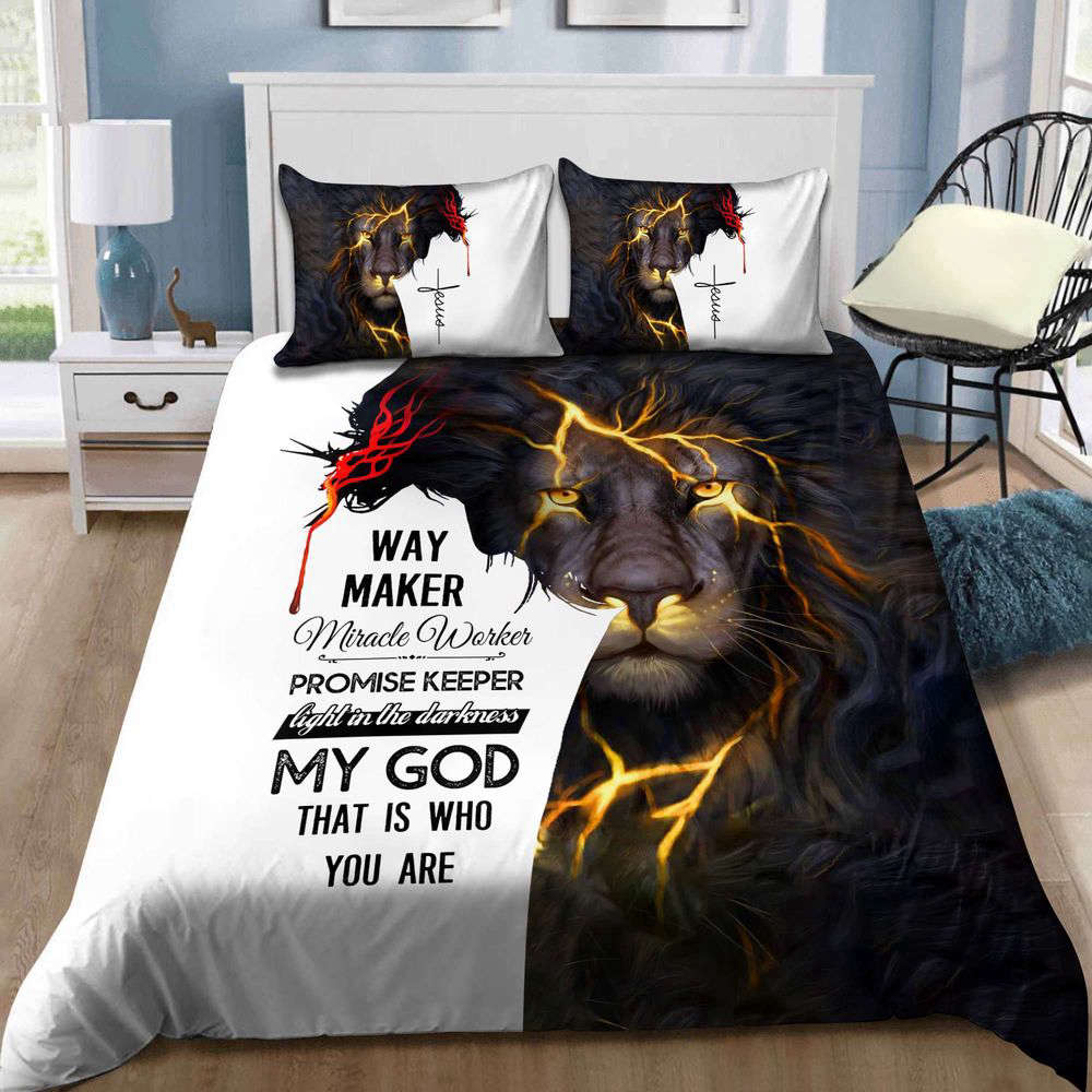 Jesus 3D All Over Printed Bedding Set – Premium Christian Collection