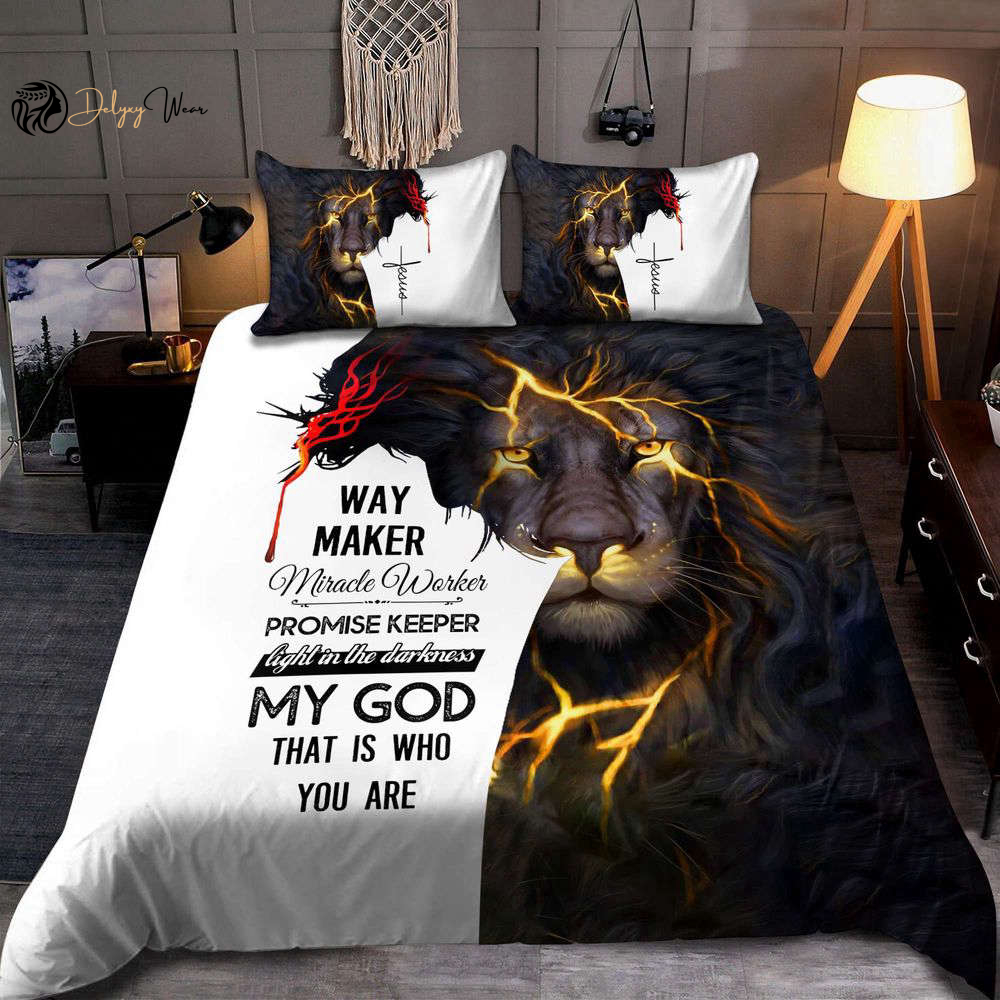 Jesus 3D All Over Printed Bedding Set – Premium Christian Collection