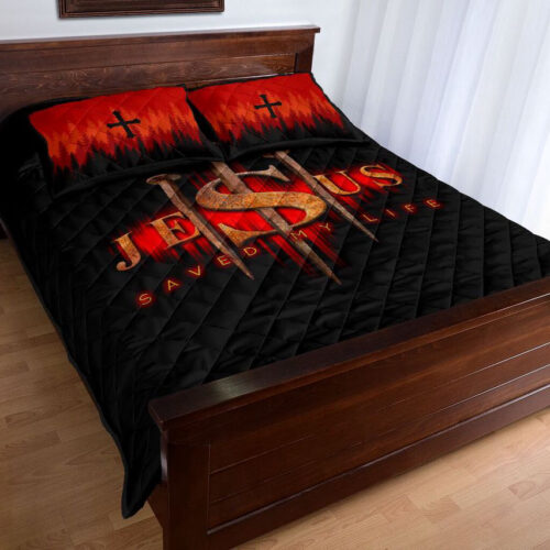 Jesus Quilt Bedding Set TA: Experience Life Transformation with Jesus Saving Grace