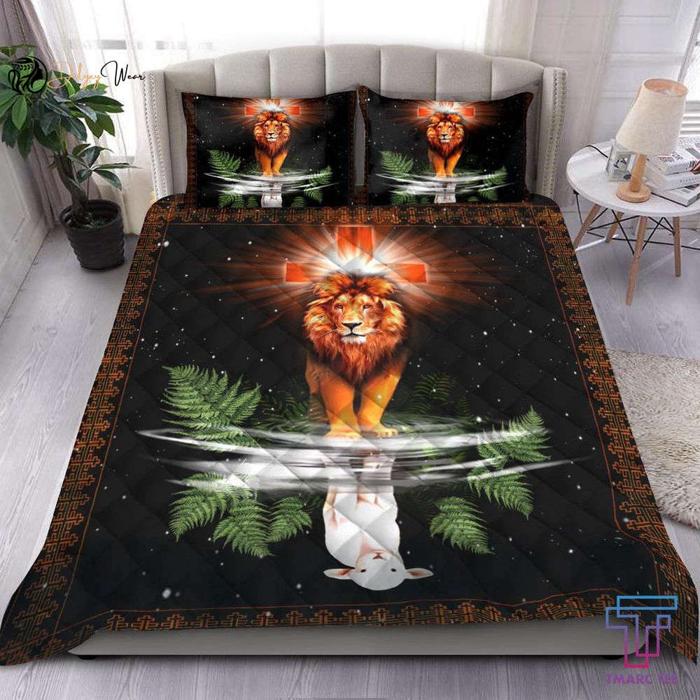 Tmarc Tee My God- Jesus Quilt Bedding Set TAS: Heavenly Comfort for Your Bed