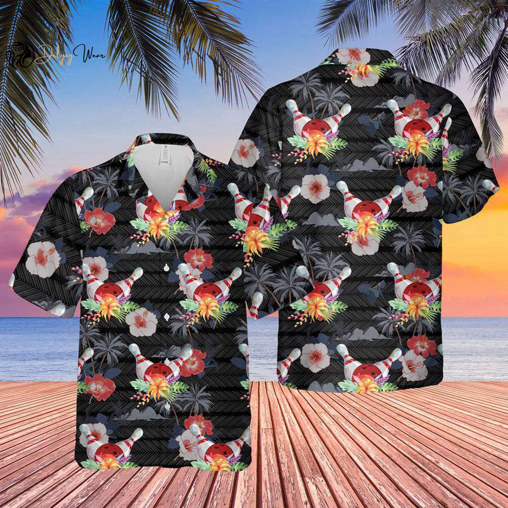 TRQD0308BC13 US Bowling Hawaiian Shirt