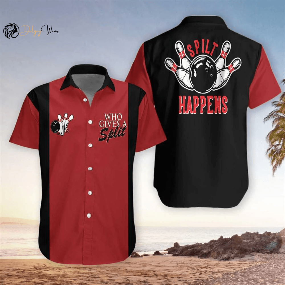 Who Gives A Split Bowling Hawaiian Shirt Trendzontee
