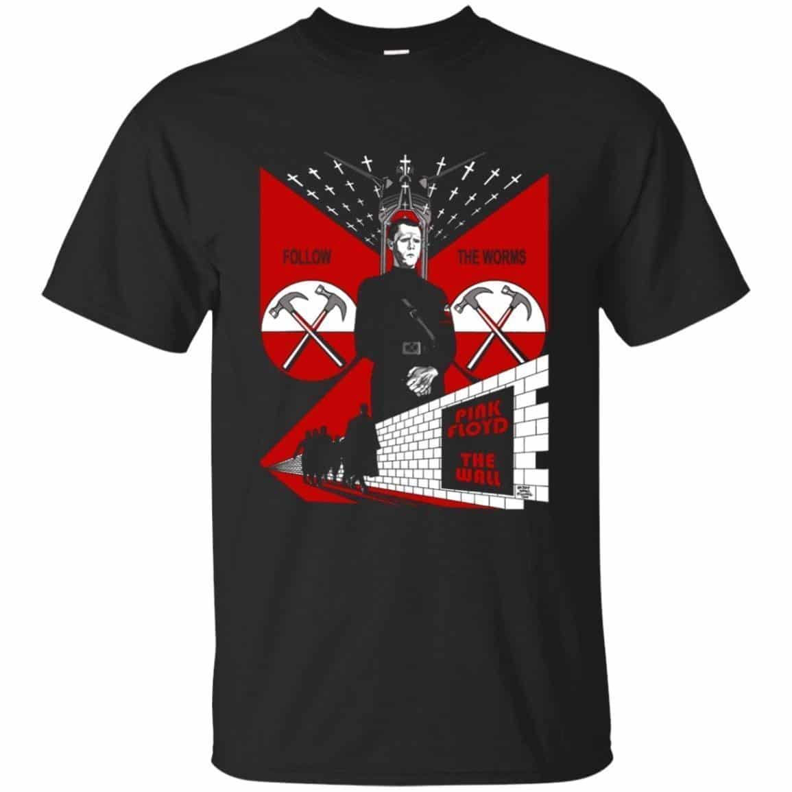 Follow The Worms The Wall Pink Floyd Shirt Gift for Men Women Fans Gift for Men Women Fans
