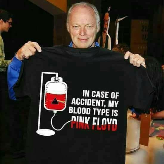 In case of accident my blood type is Pink Floyd Shirt Gift for Men Women Fans Gift for Men Women Fans
