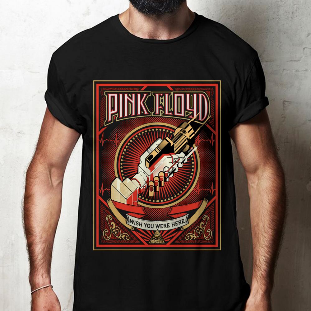 Wish You Were Here Black Pink Floyd Shirt Gift for Men Women Fans Gift for Men Women Fans