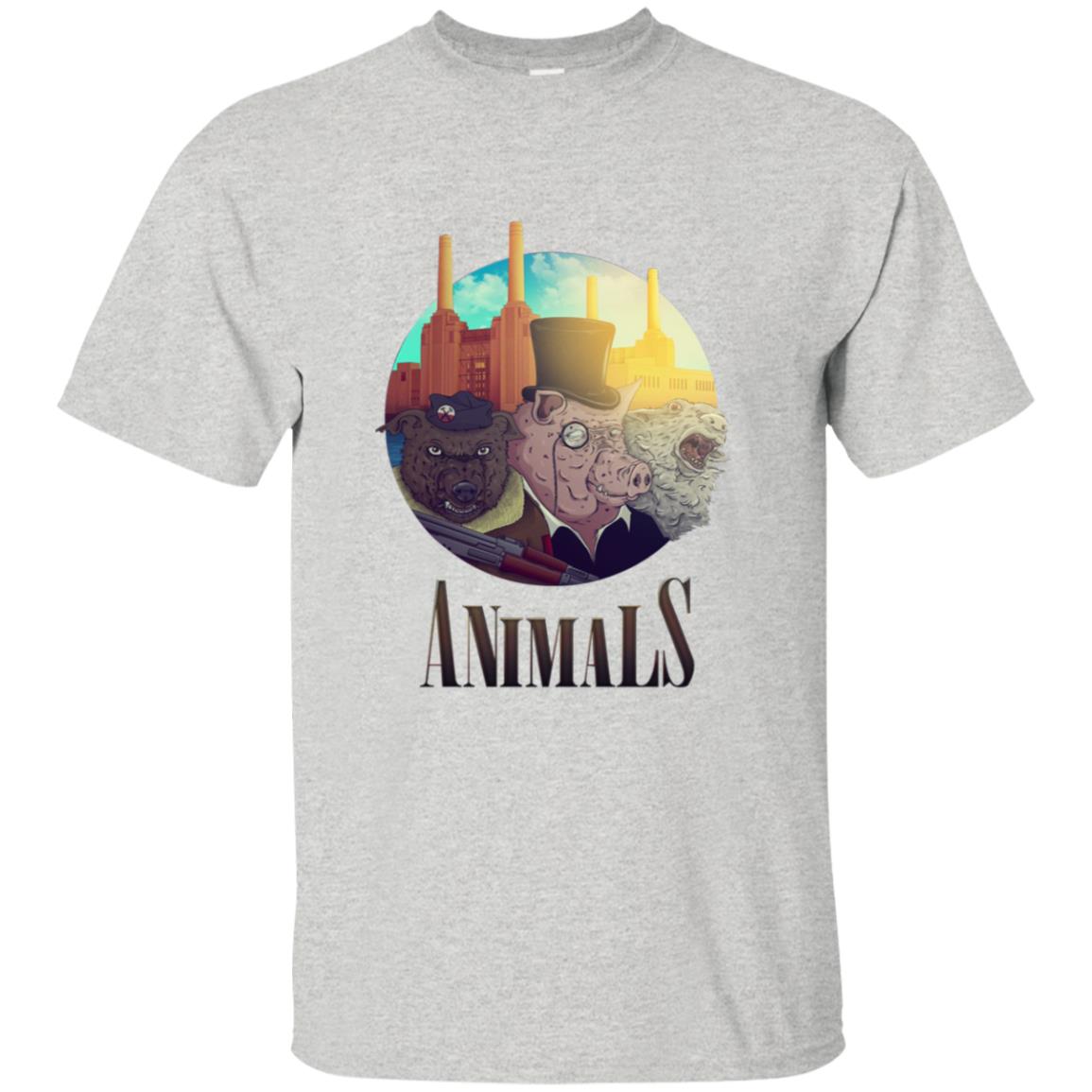 Animals White Pink Floyd Shirt Gift for Men Women Fans Gift for Men Women Fans