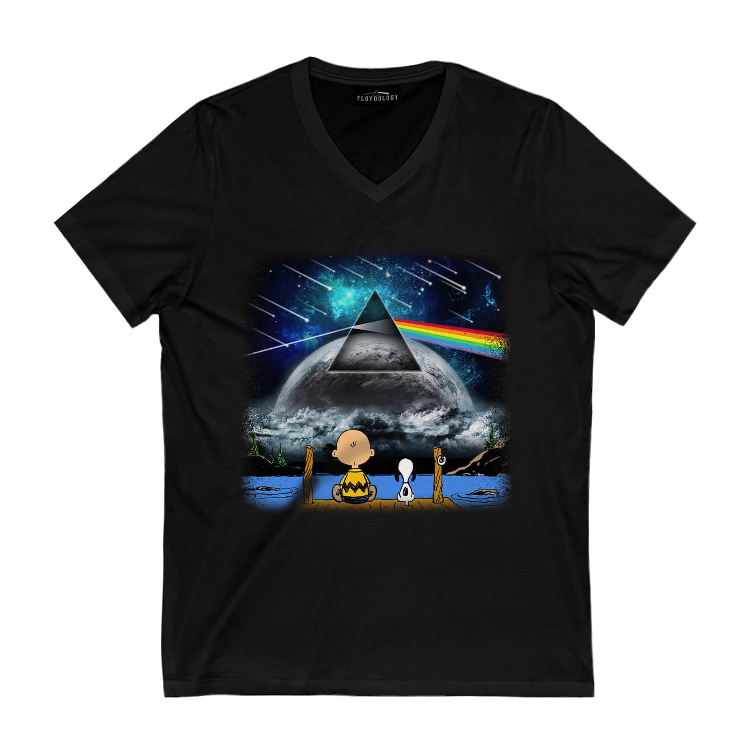 Snoopy And Charlie Brown Looking Dark Side Of The Moon Pink Floyd Shirt Gift for Men Women Fans Gift for Men Women Fans Snoopy And Charlie Brown Looking Dark Side Of The Moon Pink Floyd Shirt Gift for Men Women Fans Gift for Men Women Fans