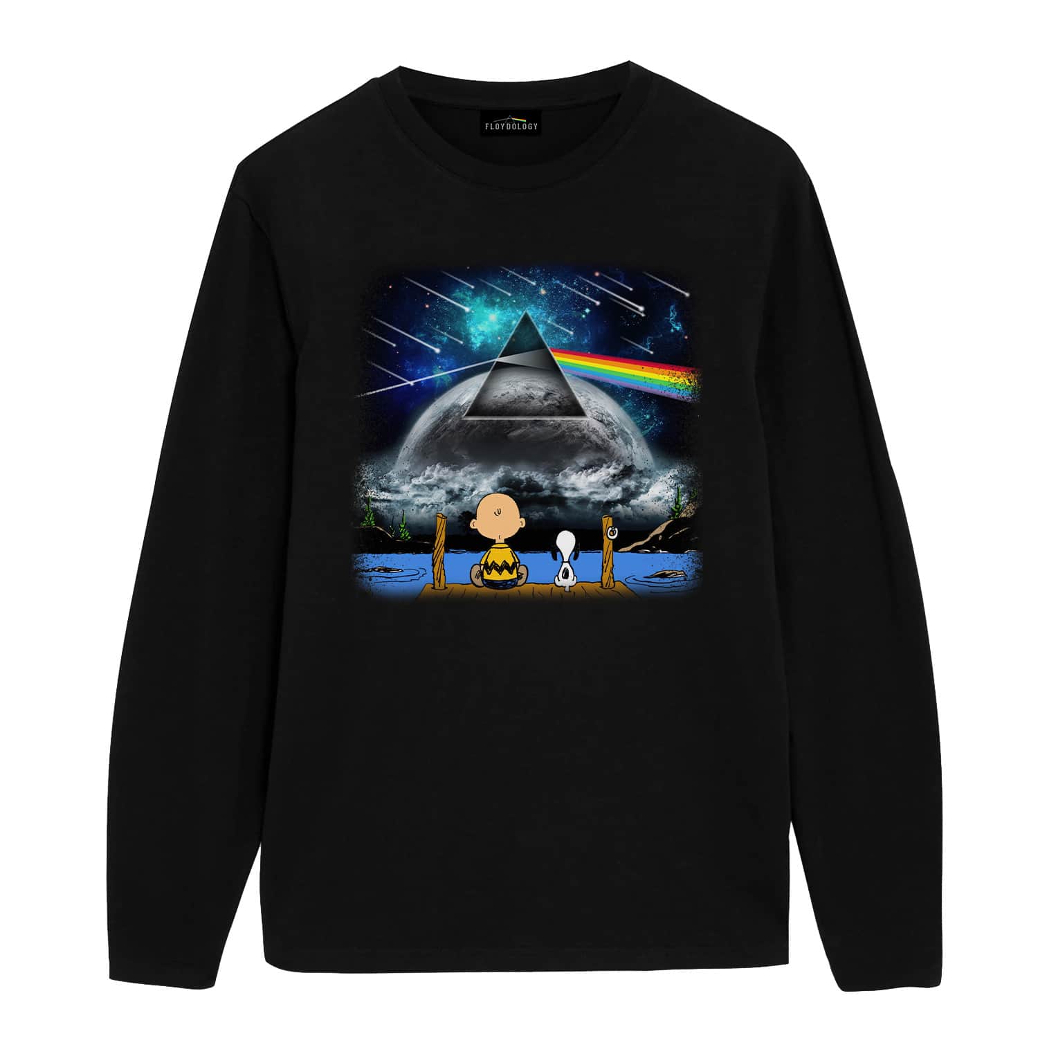 Snoopy And Charlie Brown Looking Dark Side Of The Moon Pink Floyd Shirt Gift for Men Women Fans Gift for Men Women Fans Snoopy And Charlie Brown Looking Dark Side Of The Moon Pink Floyd Shirt Gift for Men Women Fans Gift for Men Women Fans
