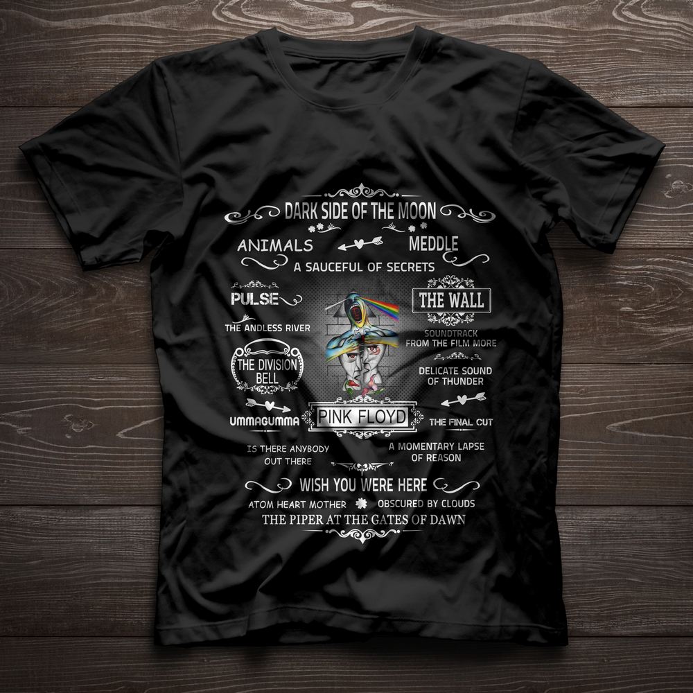 Pink Floyd Album Collection Shirt Gift for Men Women Fans Gift for Men Women Fans