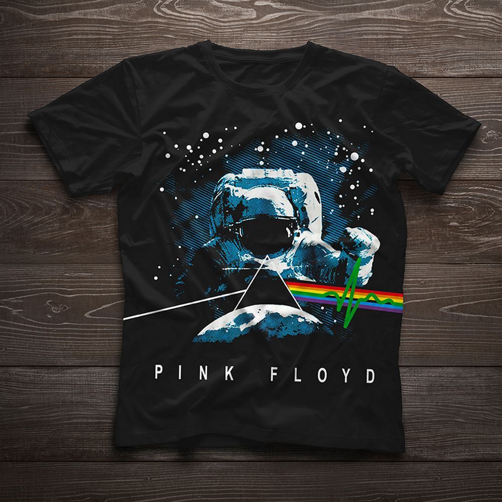 Pink Floyd Dark Side Pyramid Astronaut Shirt Gift for Men Women Fans Gift for Men Women Fans