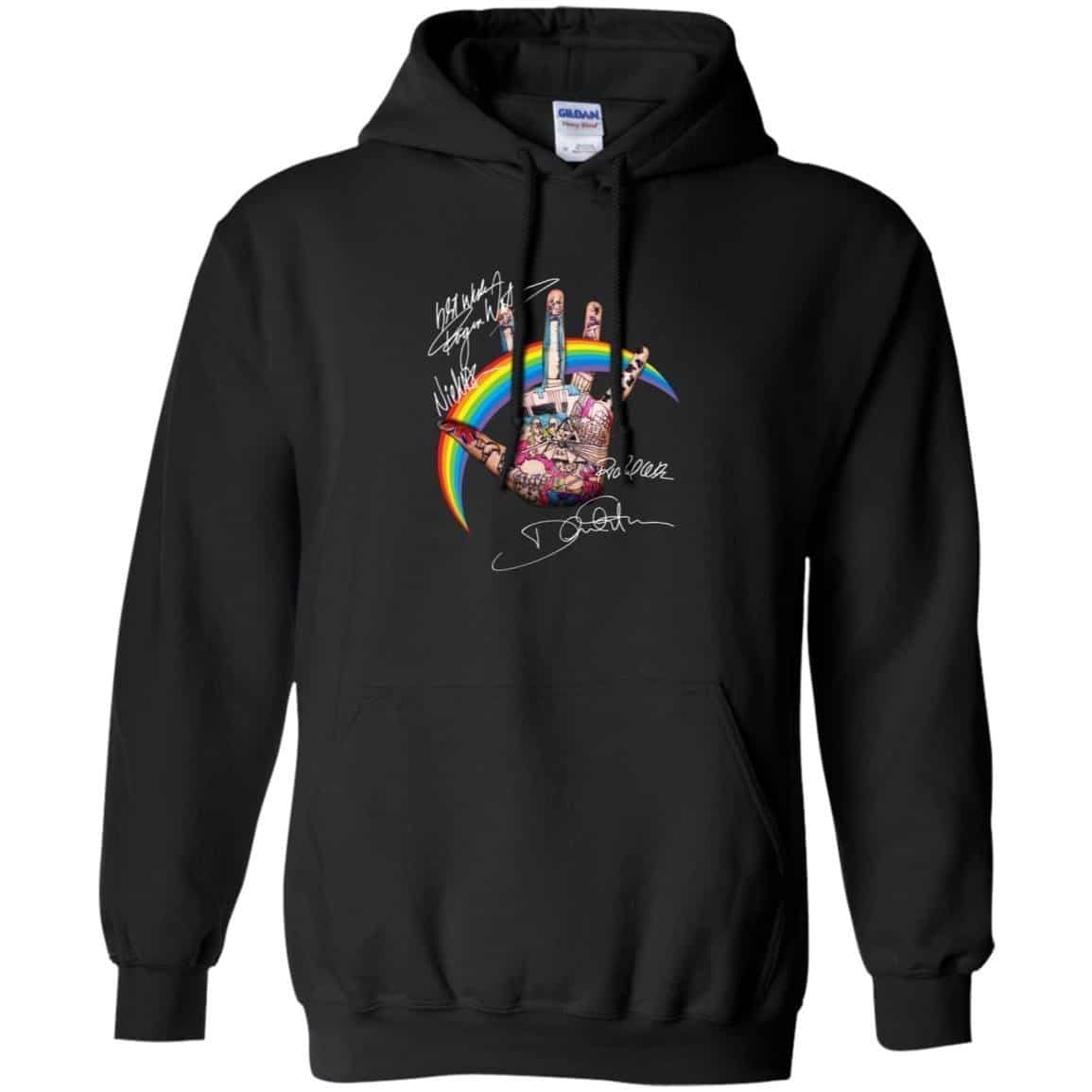 Pink Floyd Rainbow Hand Sign Shirt Gift for Men Women Fans Gift for Men Women Fans Pink Floyd Rainbow Hand Sign Shirt Gift for Men Women Fans Gift for Men Women Fans