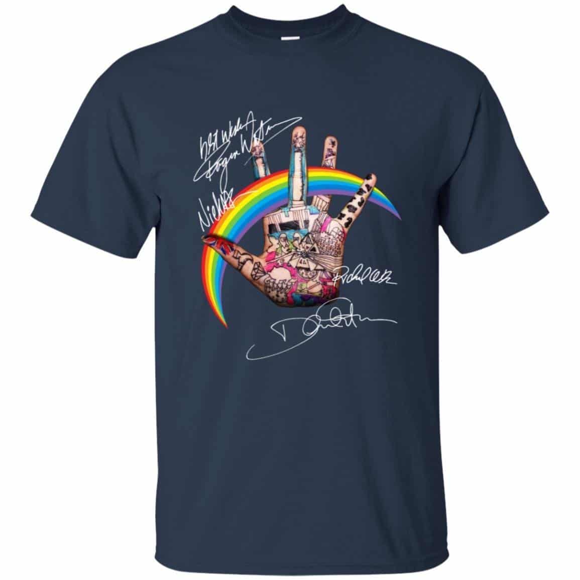 Pink Floyd Rainbow Hand Sign Shirt Gift for Men Women Fans Gift for Men Women Fans Pink Floyd Rainbow Hand Sign Shirt Gift for Men Women Fans Gift for Men Women Fans