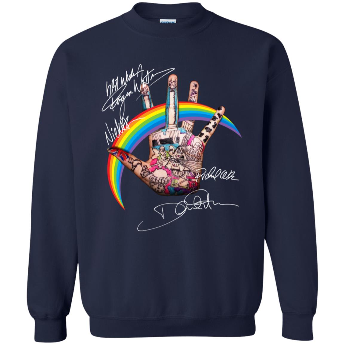 Pink Floyd Rainbow Hand Sign Shirt Gift for Men Women Fans Gift for Men Women Fans Pink Floyd Rainbow Hand Sign Shirt Gift for Men Women Fans Gift for Men Women Fans