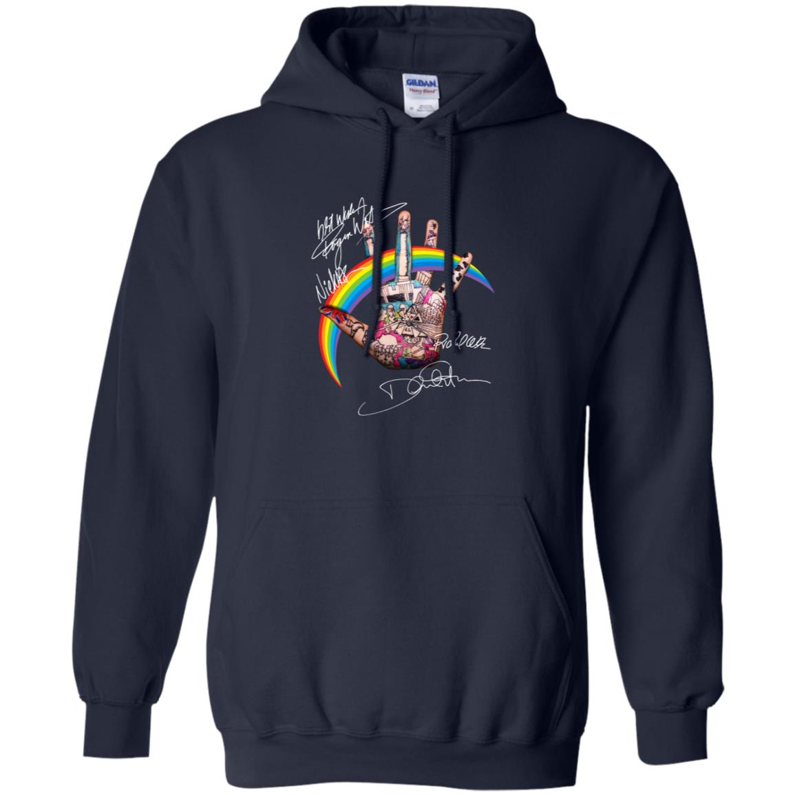 Pink Floyd Rainbow Hand Sign Shirt Gift for Men Women Fans Gift for Men Women Fans Pink Floyd Rainbow Hand Sign Shirt Gift for Men Women Fans Gift for Men Women Fans